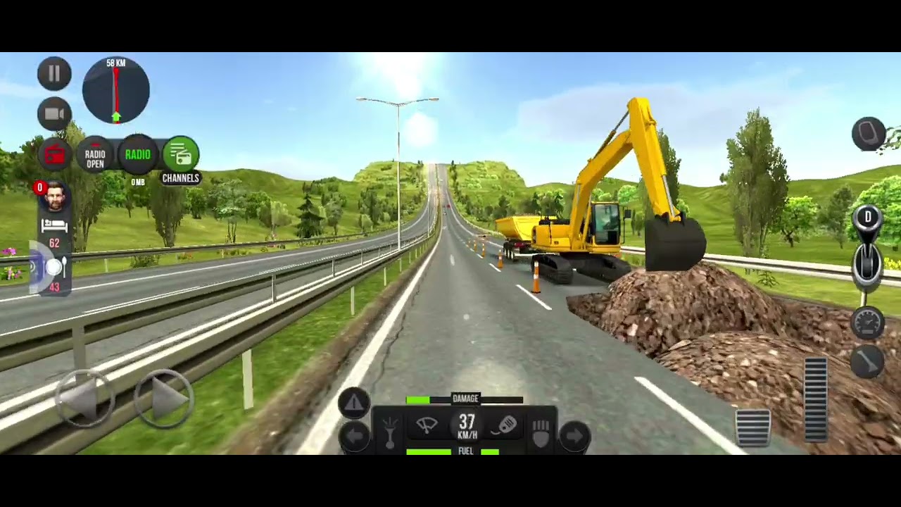 Truck simulator Europe   pahadon ke bich 👍👍 like subscribe 👍
