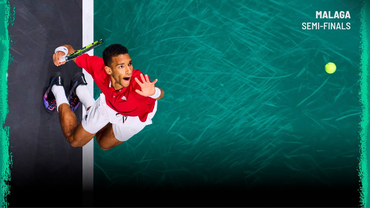 Lorenzo Musetti vs Felix Auger-Aliassime | Italy v Canada | Davis Cup Final 8 SF Highlights