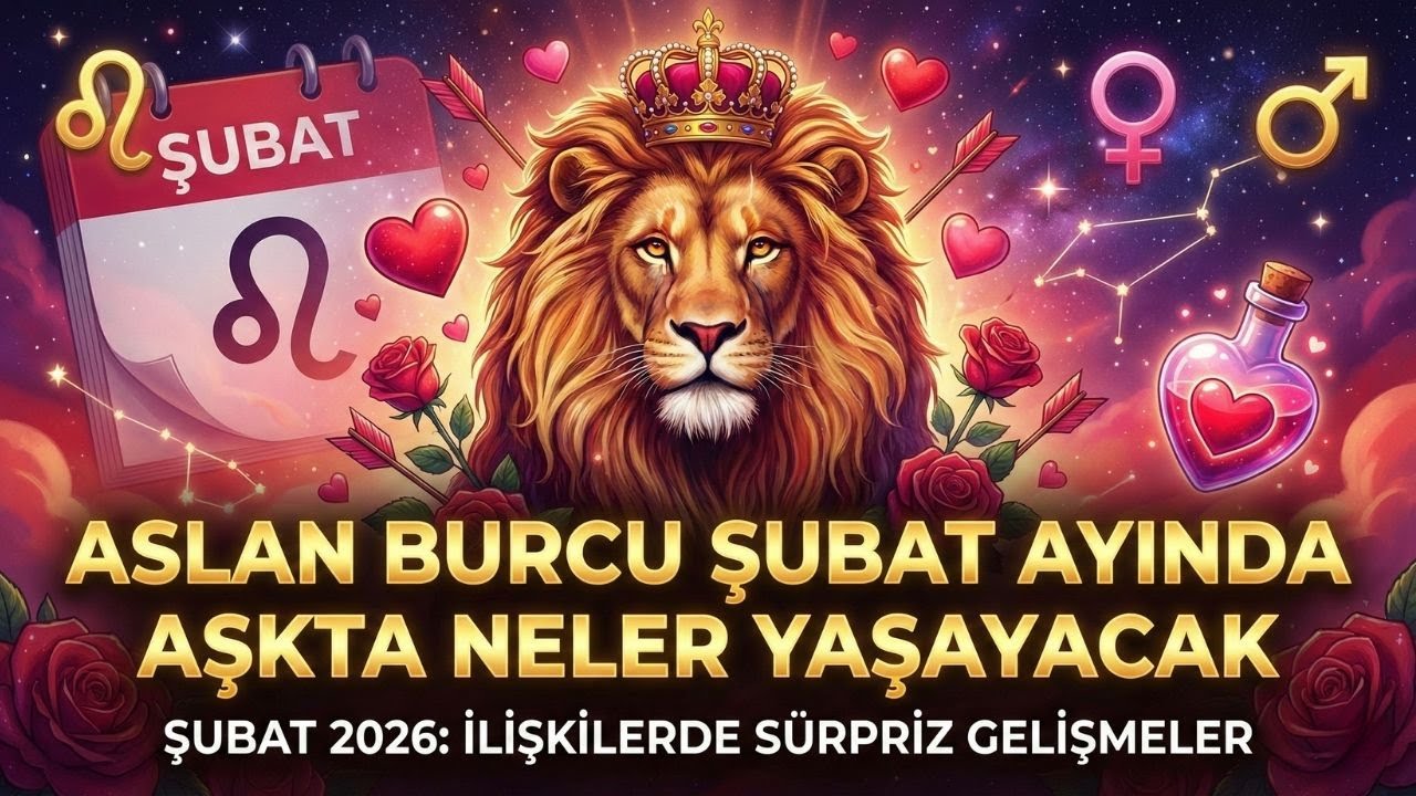 Aslan Burcu Şubat 2026 Aşk Yorumu - İlişkilerde Sürpriz Gelişmeler