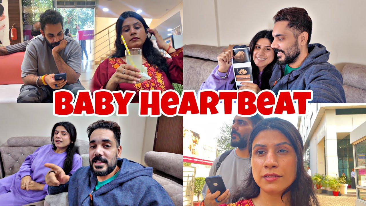 First Ultrasound Scan || First Time Suni Baby Ki Heartbeat 