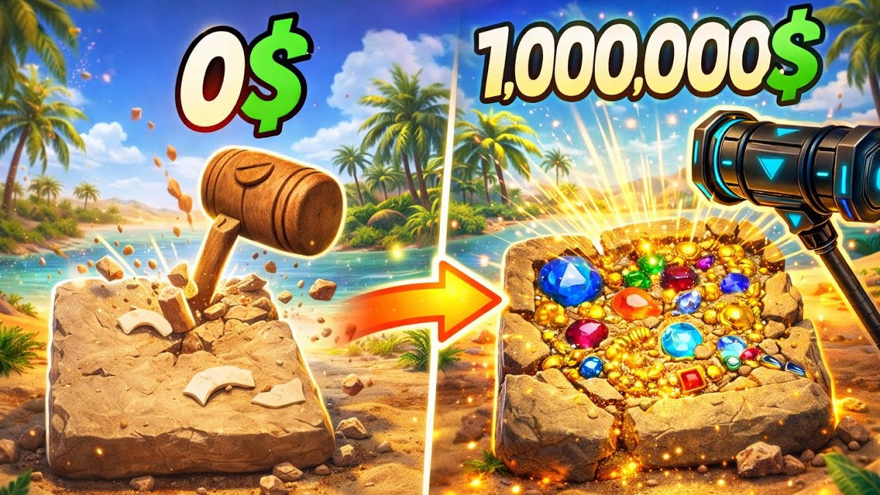 Я ЗАРАБОТАЛ 100 000 000 $!  НА ТОМ ЧТО ЛОМАЛ КАМНИ!  Smash Hit Museum
