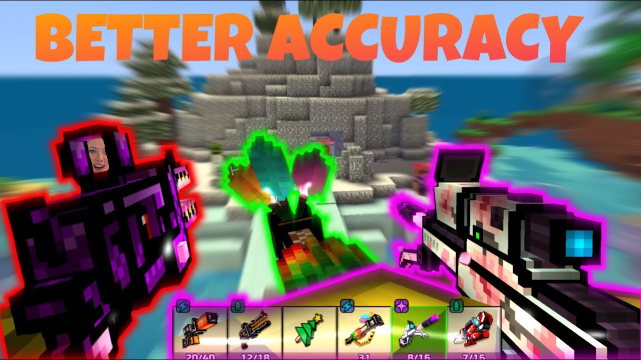 How to get better aim in PIXEL GUN 3D