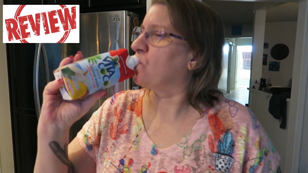 Vita Coco Coconut Water with Peach and Mango  Taste Test and Review