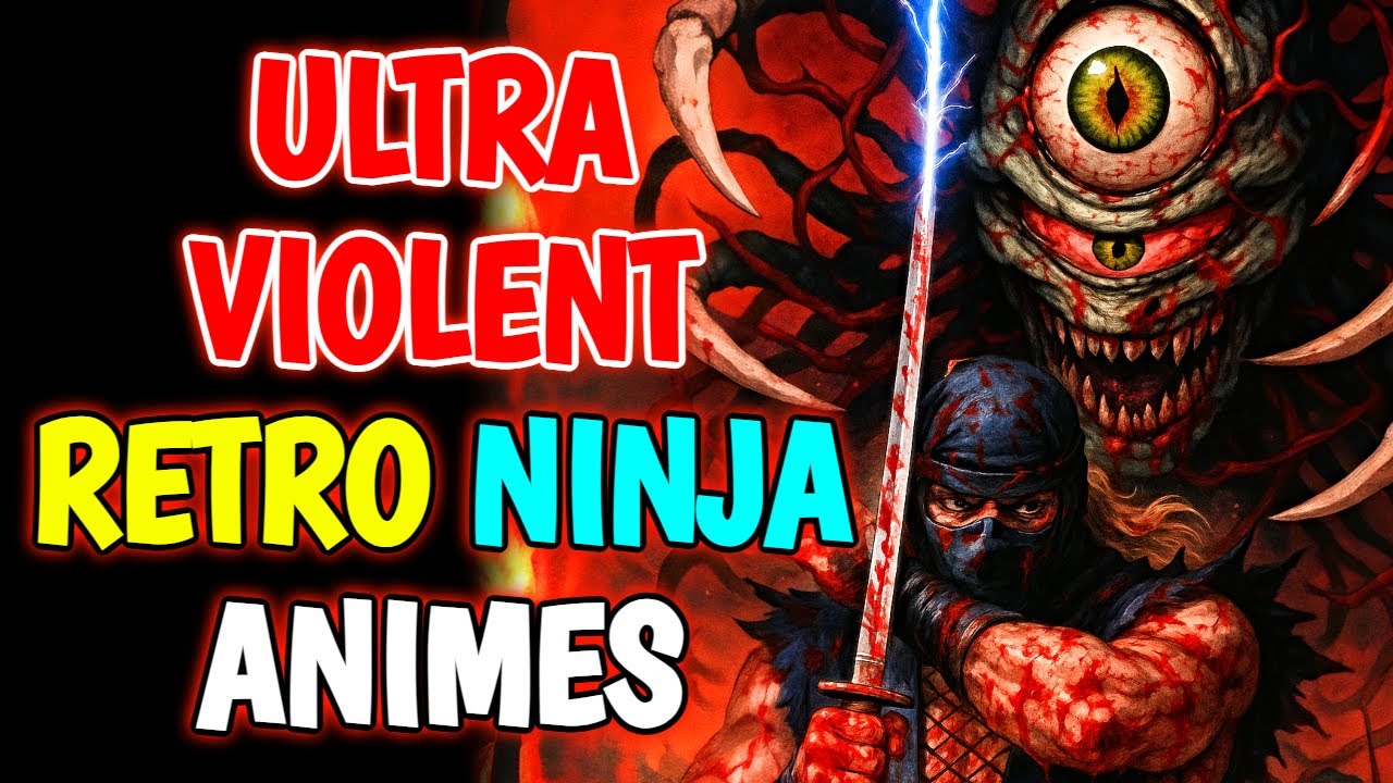 Top 10 Ultra-Violent & Dark Retro Ninja Anime That Were Truly Hardcore.