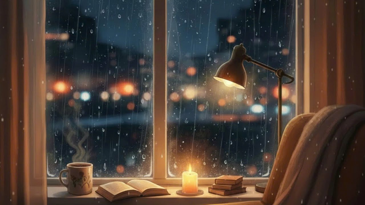 Rainy Coffee Ambience | Cozy Night Study & Focus | CozyNest