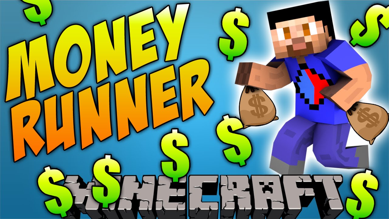 Minecraft MONEY RUNNER #1 с Викстаром, Престоном, Вуфлессом и Кенни Мини-игра Minecraft