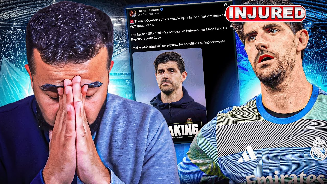 COURTOIS OUT FOR 2 MONTHS.. WE’RE FINISHED!!  