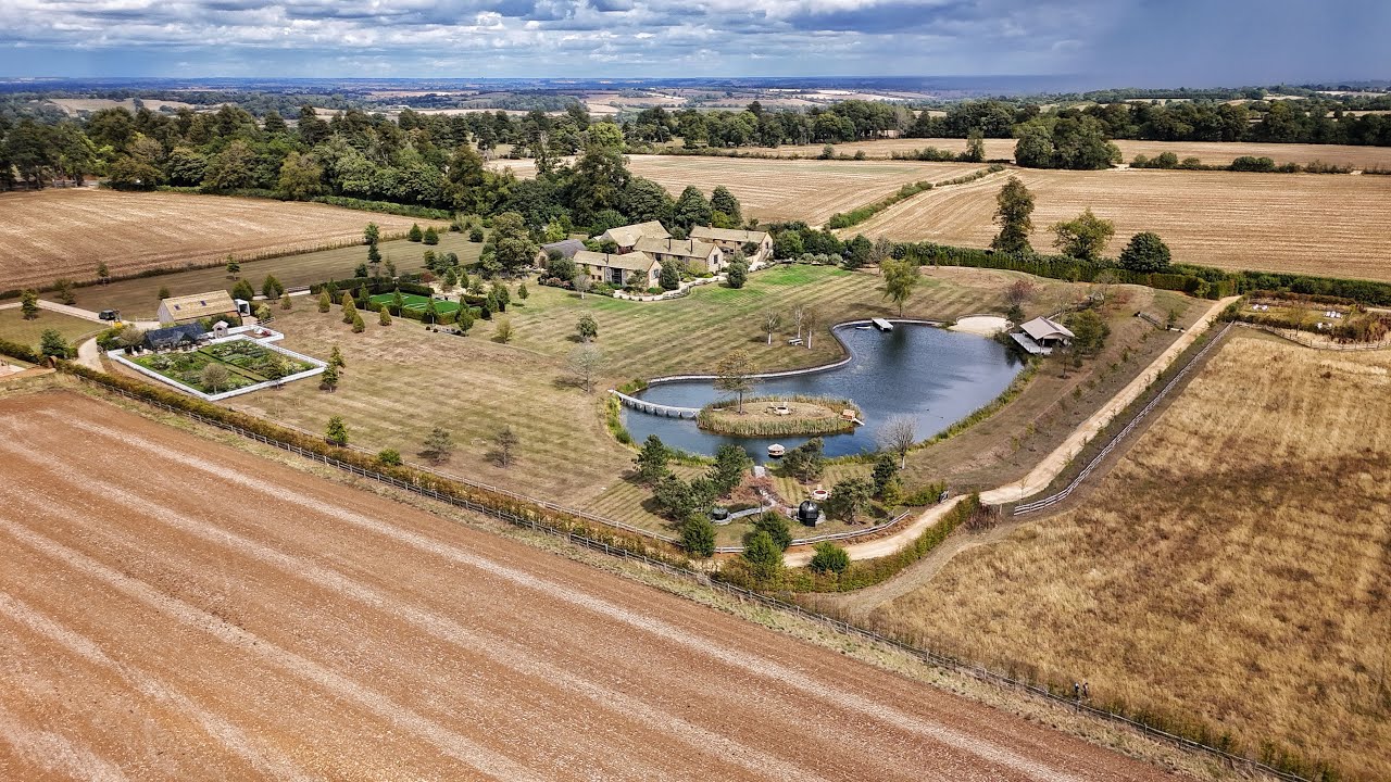 David & Victoria Beckhams House - Great Tew Oxfordshire - DJI Mini 4 Pro - 4K 