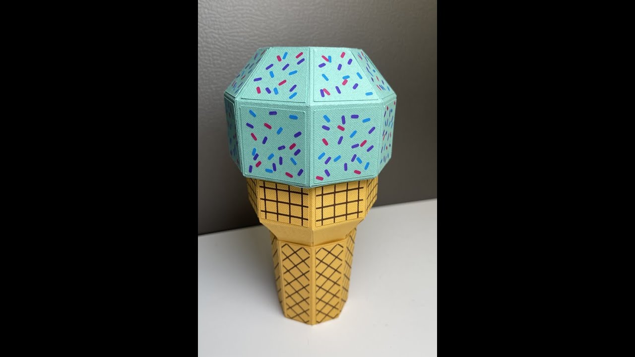 Ice Cream Cone Box