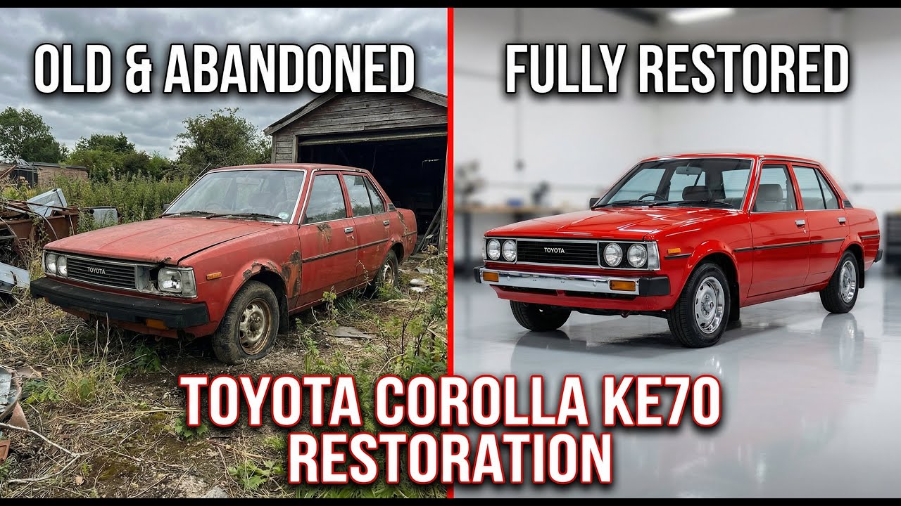 Restoration Of Old Toyota Corolla KE70  90s Model