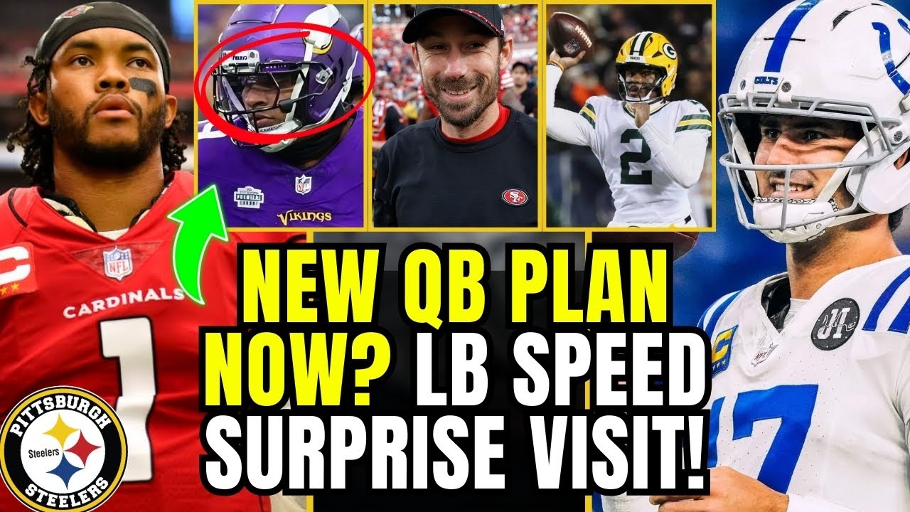 ⚡ 3 MINUTES AGO! STEELERS QB PLANS SHOCK FANS! VISIT FROM FORMER VIKINGS LB SHAKES UP THE MARKET