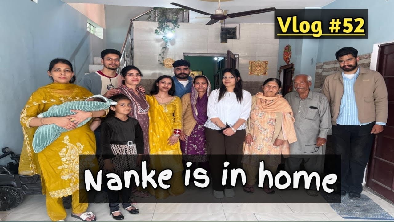 Hamare ghar aae Guests🤩 (Nanka family)