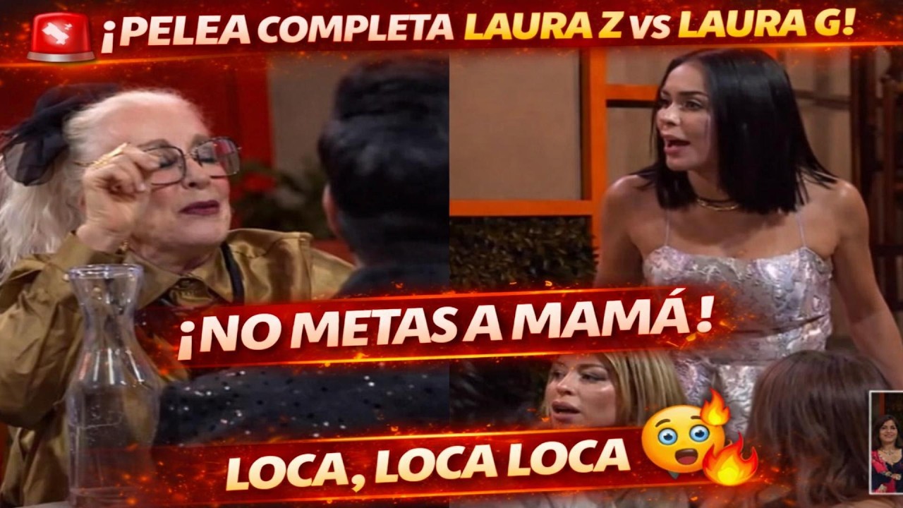 PELEA COMPLETA LAURA ZAPATA VS LAURA G GRITOS, INSULTOS Y LLANTO NO METAS A MI MAMA LCDLF6