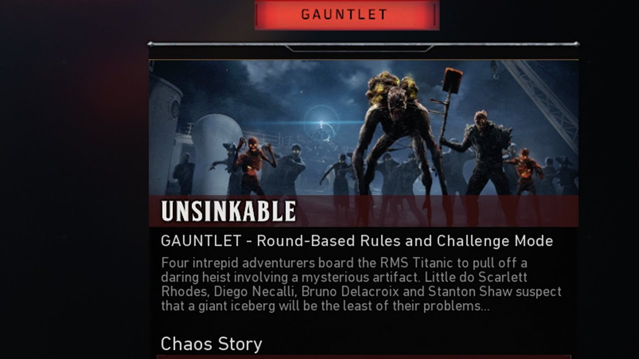 BLACK OPS 4 ZOMBIES 