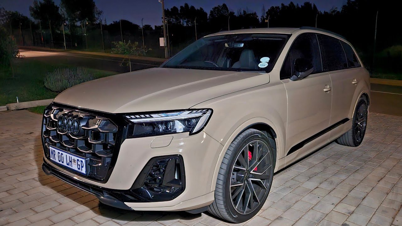 Ночная поездка по проселочной дороге требует этого — Audi Q7 55 TFSI 3.0L V6 2026 года — тест-дра...