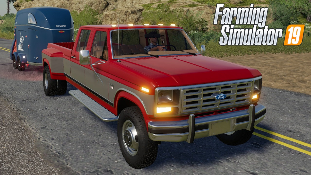 FS19 - 1986 Ford F350 Diesel - NEW CAR MOD for Farming Simulator 2019 ROLEPLAY