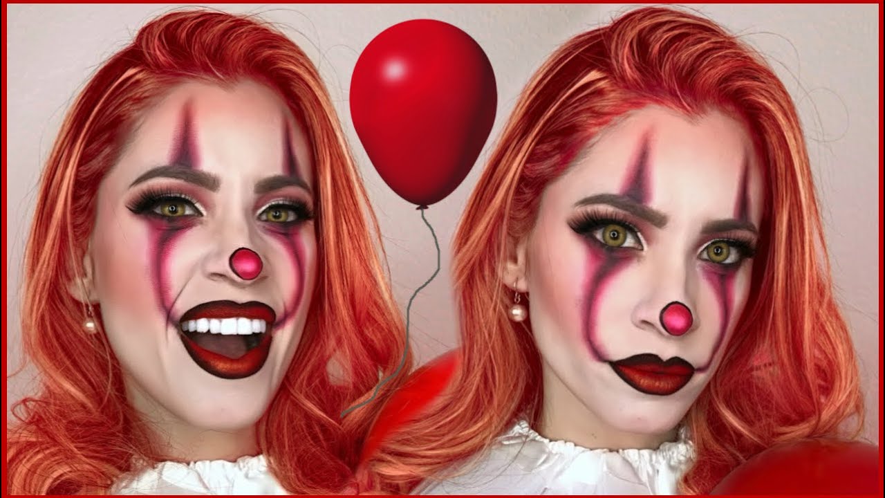 MAQUILLAJE DE IT PENNYWISE VERSIÓN MUJER | MAQUILLAJE FACIL PARA HALLOWEEN | NatyGloss