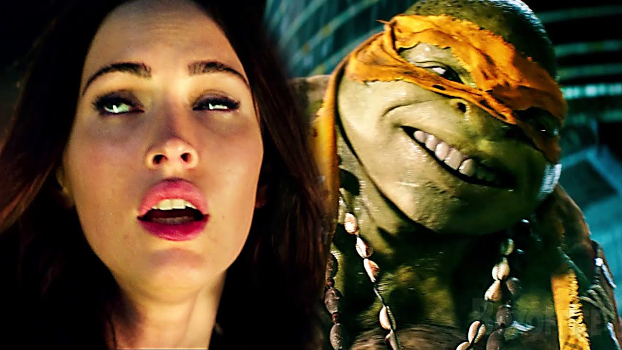 April conhece as Tartarugas Ninja pela primeira vez | As Tartarugas Ninja | Clipe