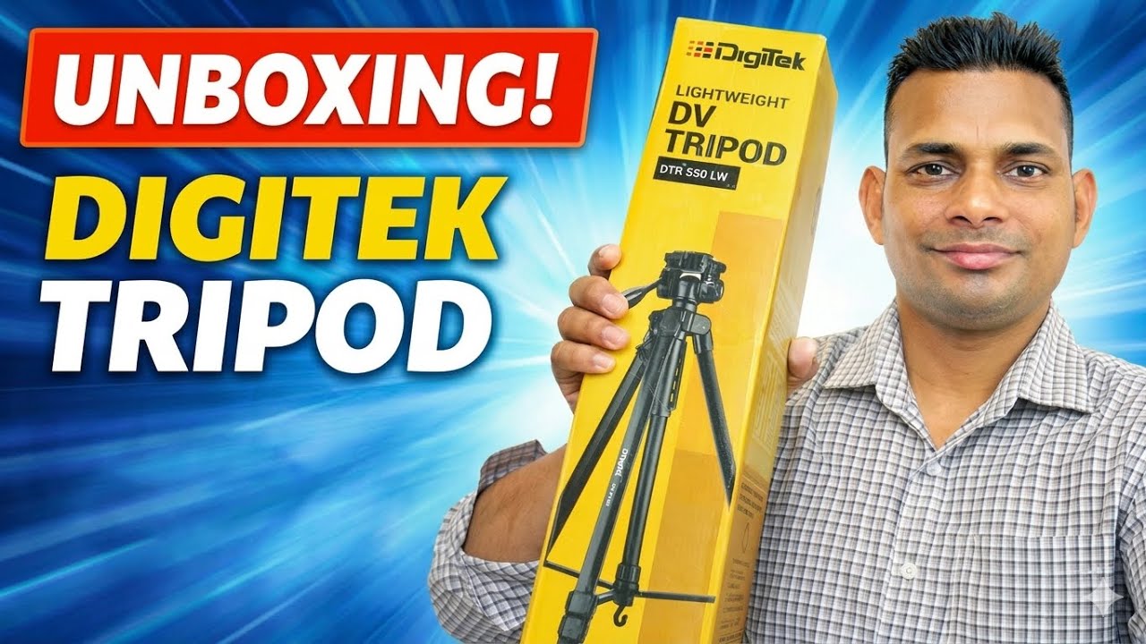 “Unboxing my new Digitek Tripod 📦🔥 Ready to take my video quality to the next level!” #viralvideo