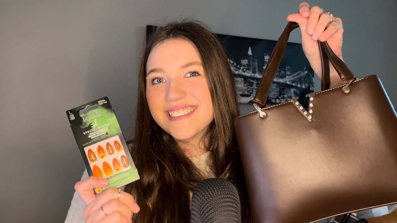 ASMR Recent Purchases (Bag tapping, crinkles, jewelry haul)