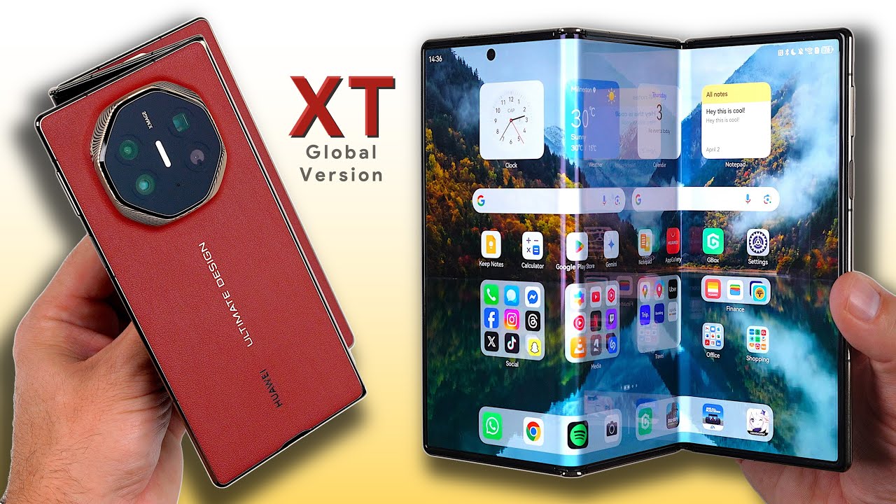 Обзор Huawei Mate XT: больше, чем просто телефон с тройным складыванием!