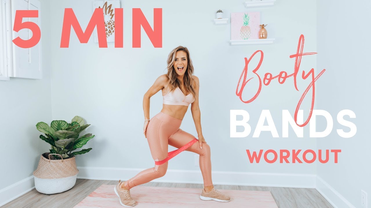 5 Min Booty Band Butt Shaping Workout!