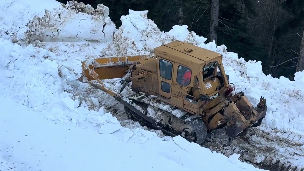 Azdavay maden yolu kar mücadelesi