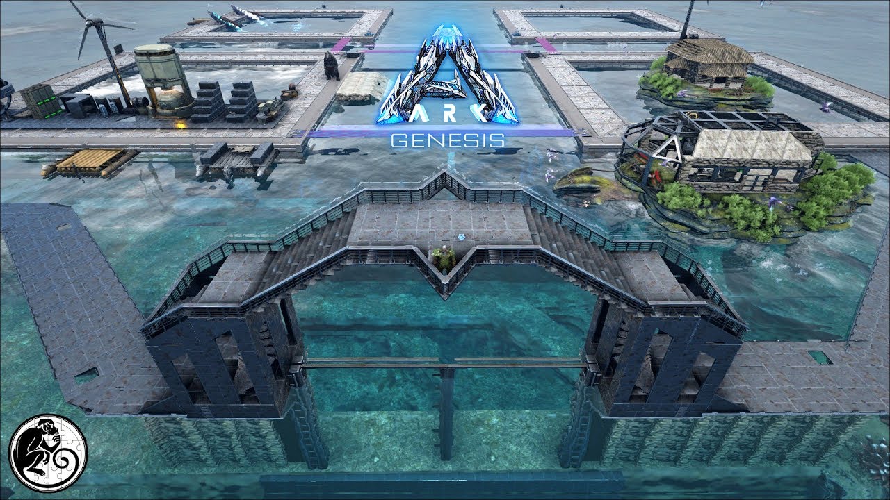 Let's Build an Ocean Platform Complex in ARK Genesis - IronMine Server