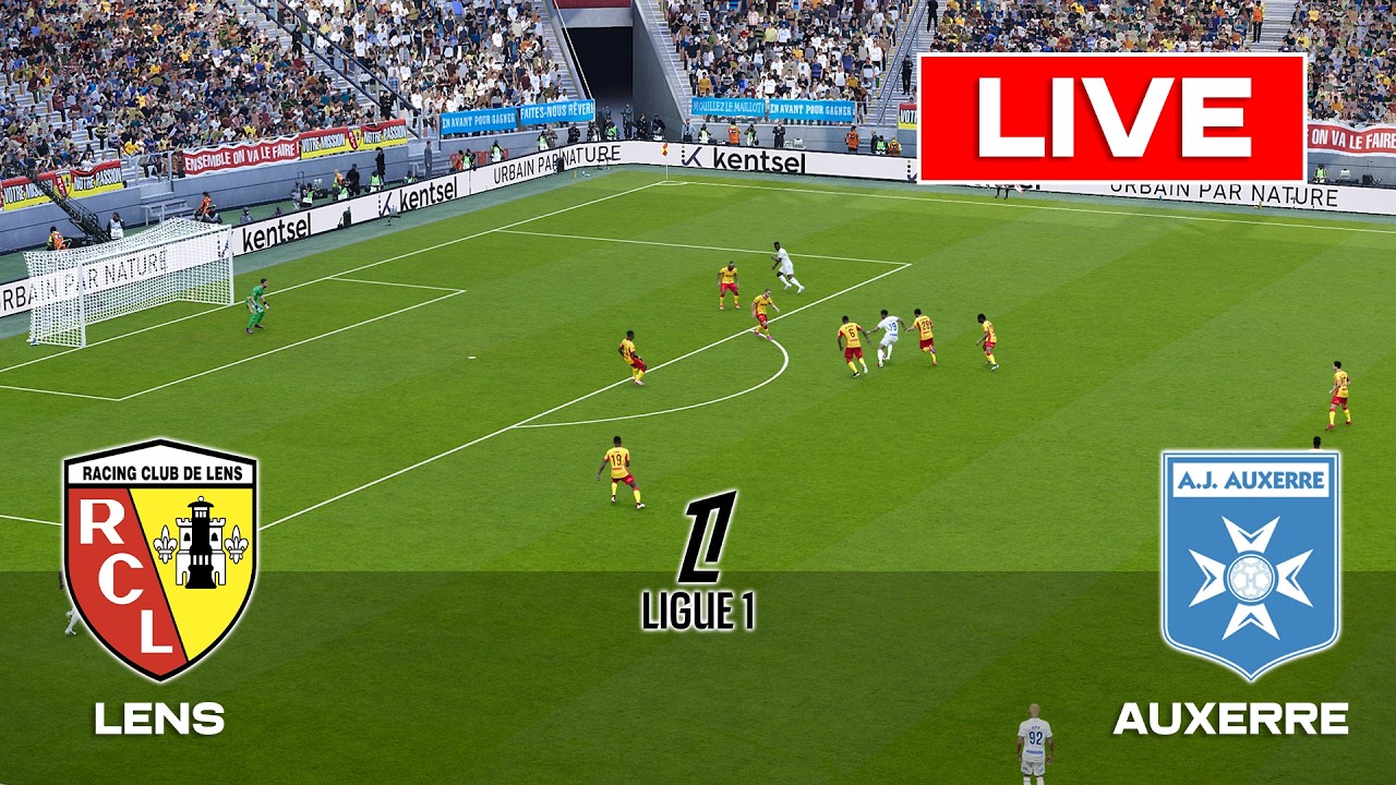 🔴LIVE : Lens vs Auxerre | Ligue 1 | Full Match Streaming | PES 2021 Gameplay
