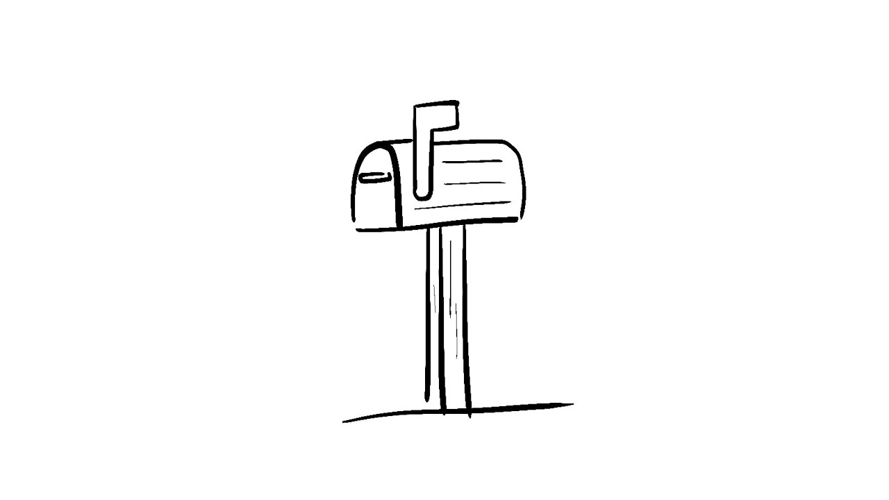 How to Draw a Simple Mailbox | Step-by-Step Lesson