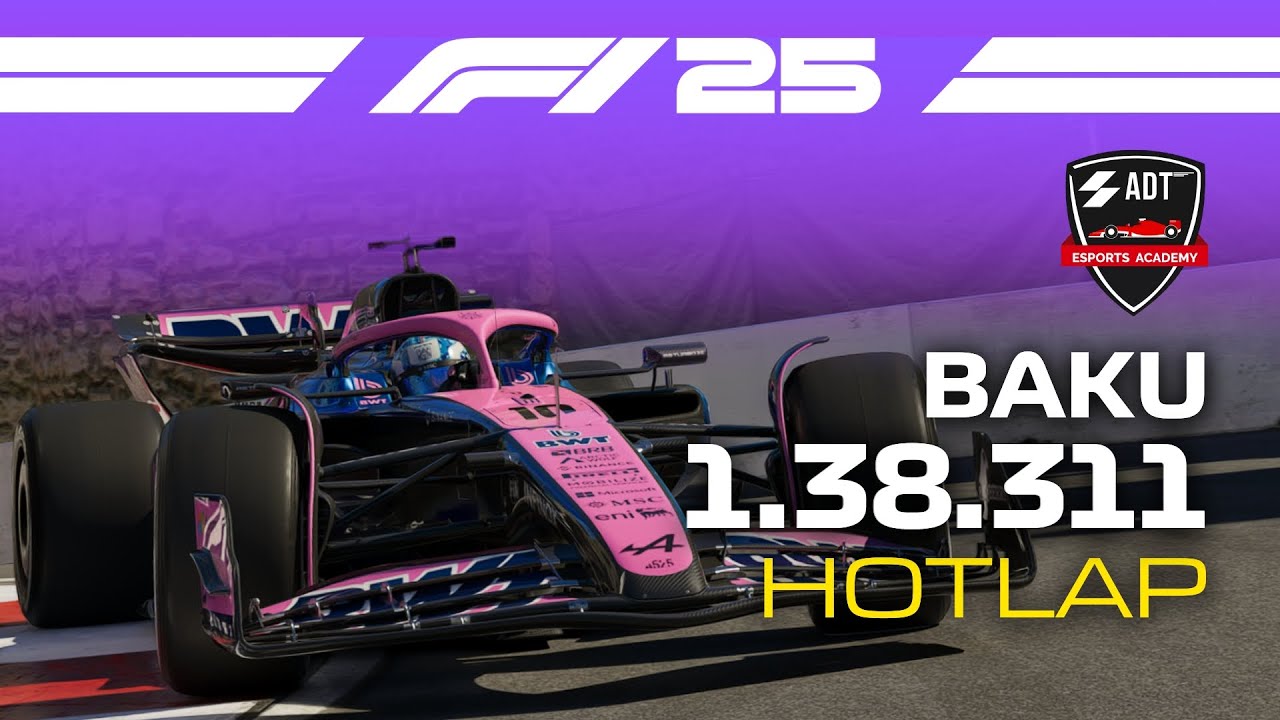 F1 25: BAKU Esports Hotlap + Spiegazione Giro 🔊 (1:38:311) &ndash; Daniele Haddad #simracing #f12025