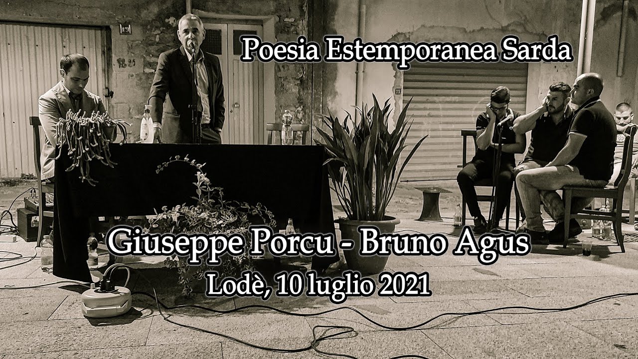 Poesia Estemporanea Sarda: Giuseppe Porcu e Bruno Agus | Lodè, 10 luglio 2021