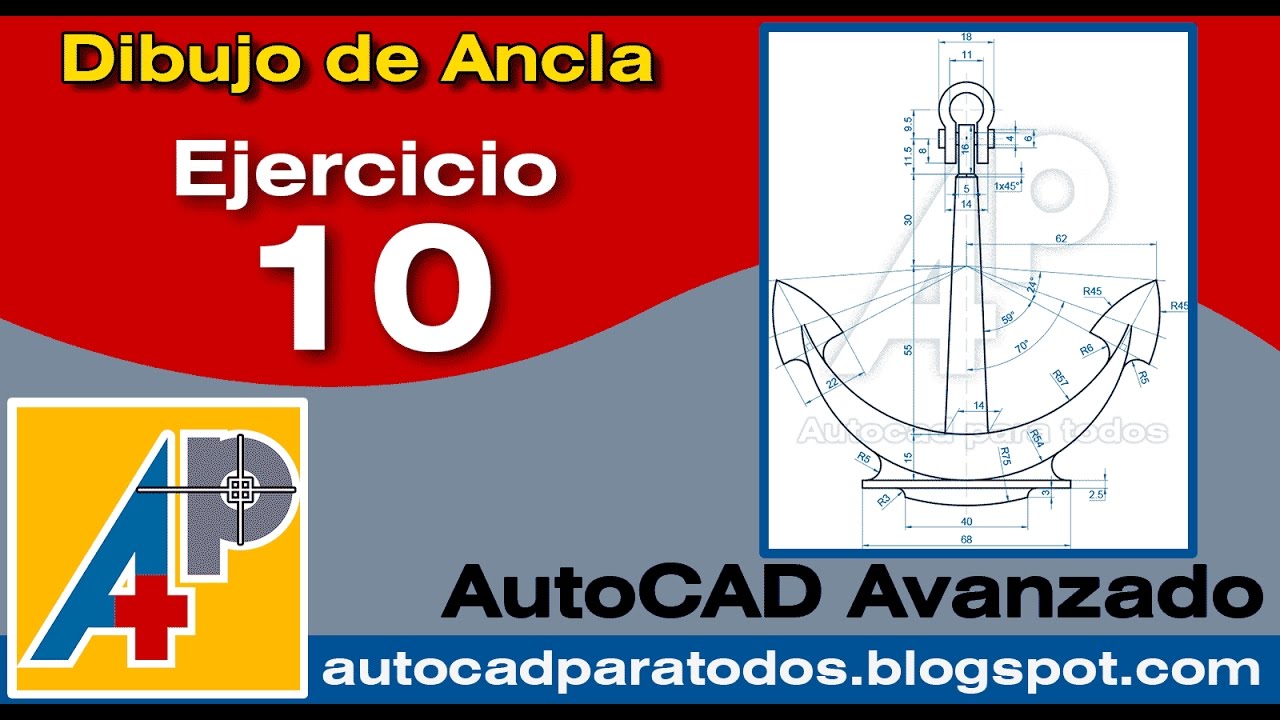 AutoCAD Avanzado - Ejercicio 10 (Ancla)