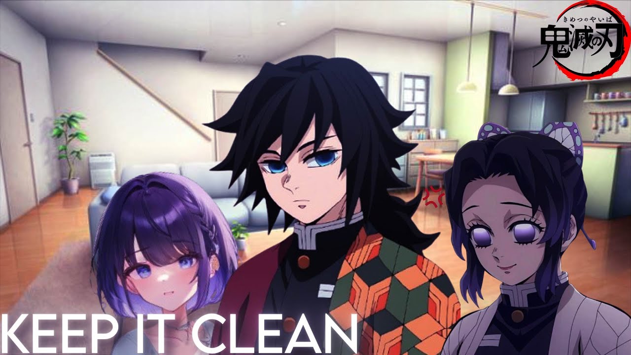 Keep It Clean - Giyushino Oneshot // A bit of Shiyuu too // Kny Texting Story
