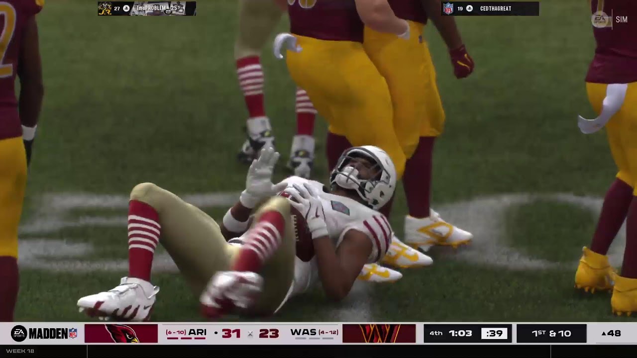 RNR S4 Wk 18 @ Commanders CEDTHAGREAT