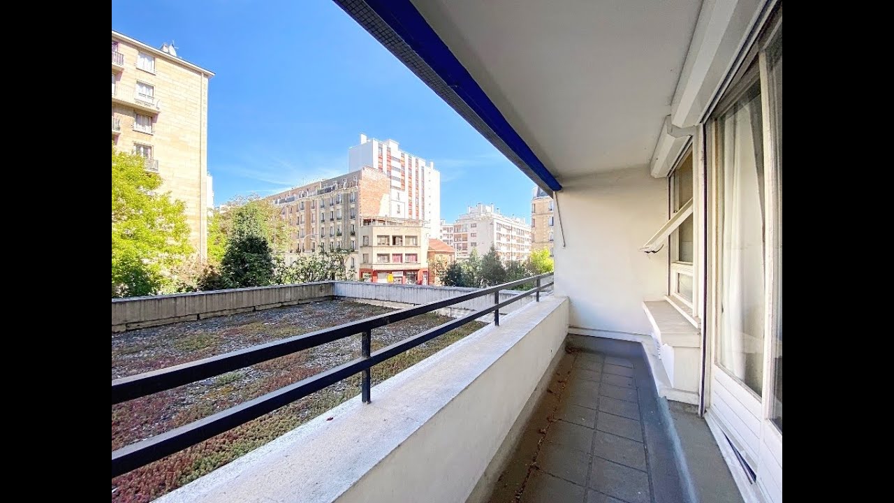 Grand appartement 2 pièces avec loggia à louer rue Pelleport à Paris 20e