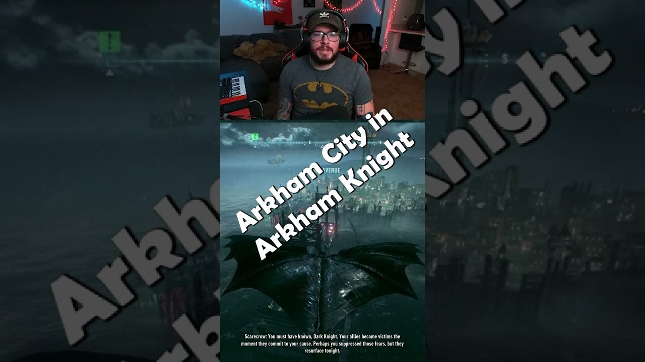You can actually see Arkham City in Arkham Knight