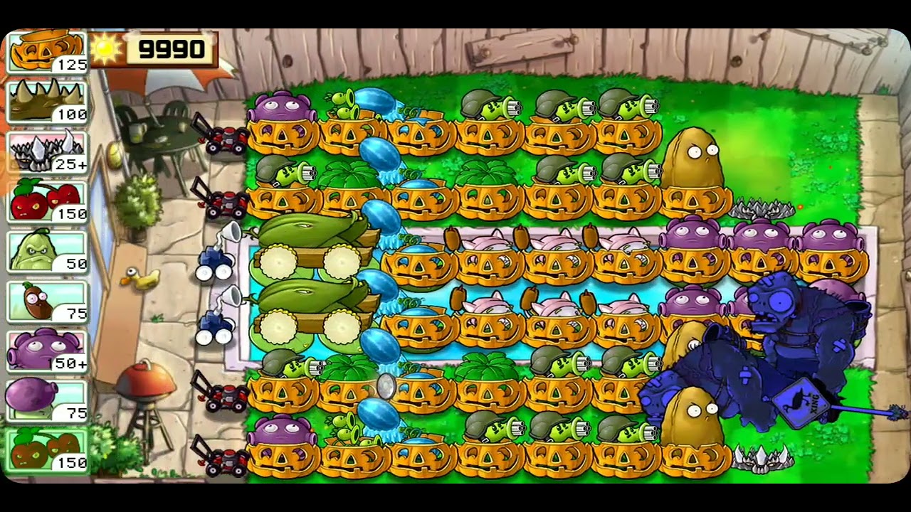 SURVİVAL MODUNDA ÇILGIN SON!!-Plants vs Zombies-Final