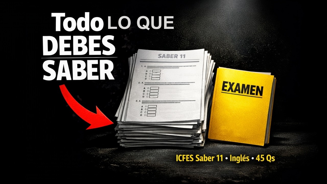 🎯 Todo DEBES SABER de la prueba de Ingl&eacute;s ICFES Saber 11 explicado desde cero | Gu&iacute;a Completa 2026