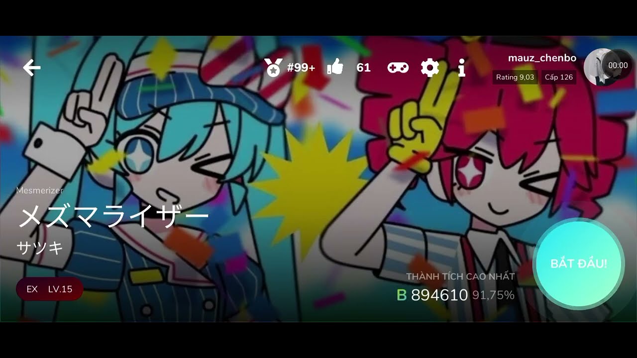 Mesmerizer - Cytoid gameplay (92,47%)