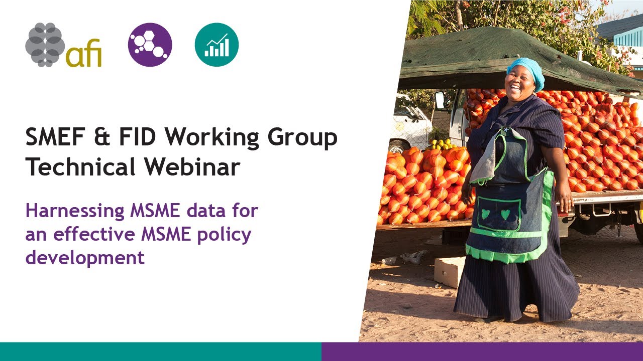 Harnessing MSME Data for An Effective MSME Policy Development - SMEF & FID Working Group Webinar