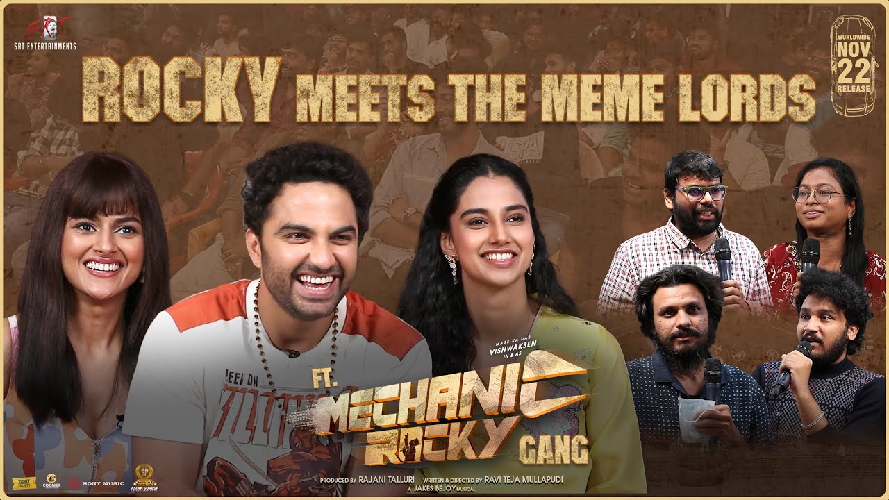 Rocky Meets the Meme Lords | VishwakSen | Meenakshi | Shraddha | Mechanic Rocky | Nov 22nd