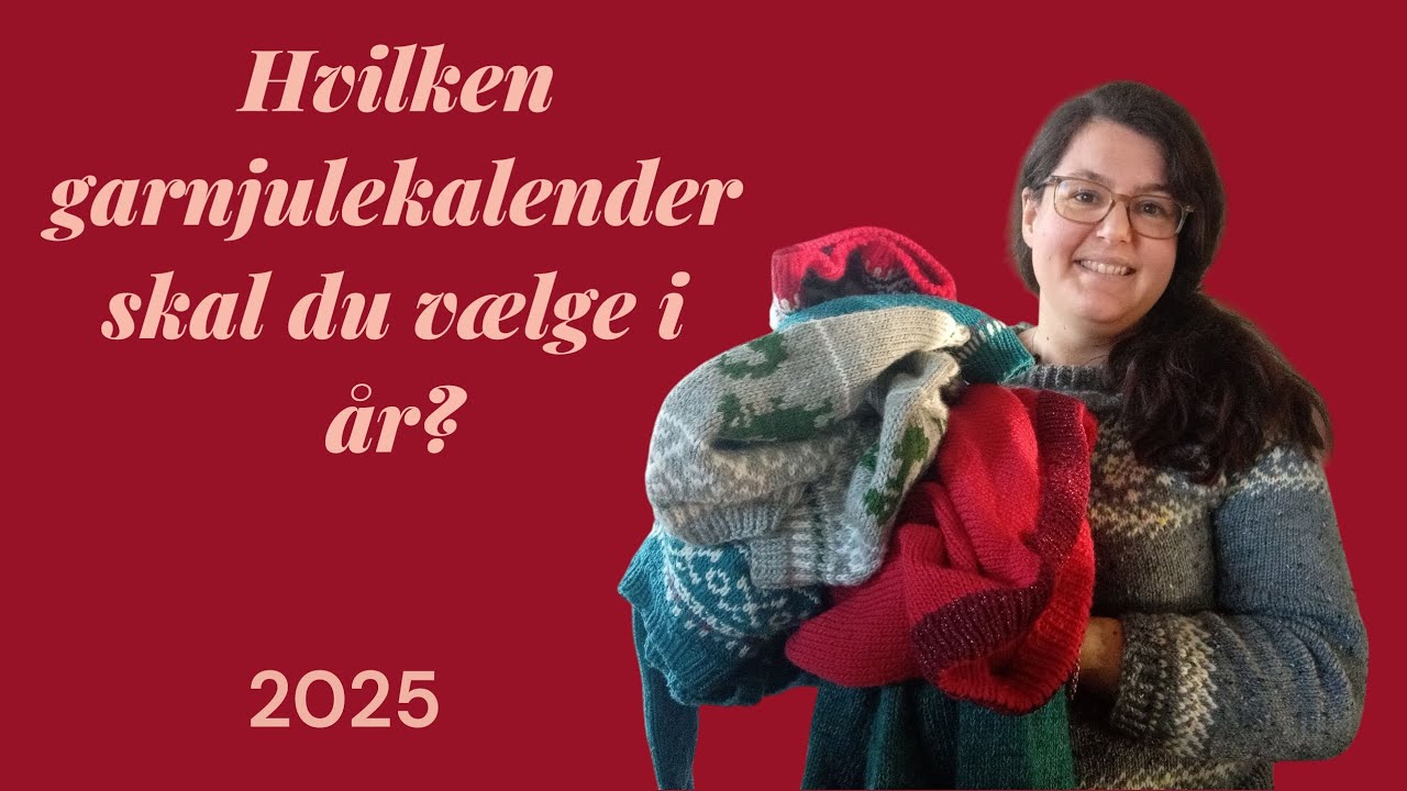 8 forskellige garnjulekalendere 2025