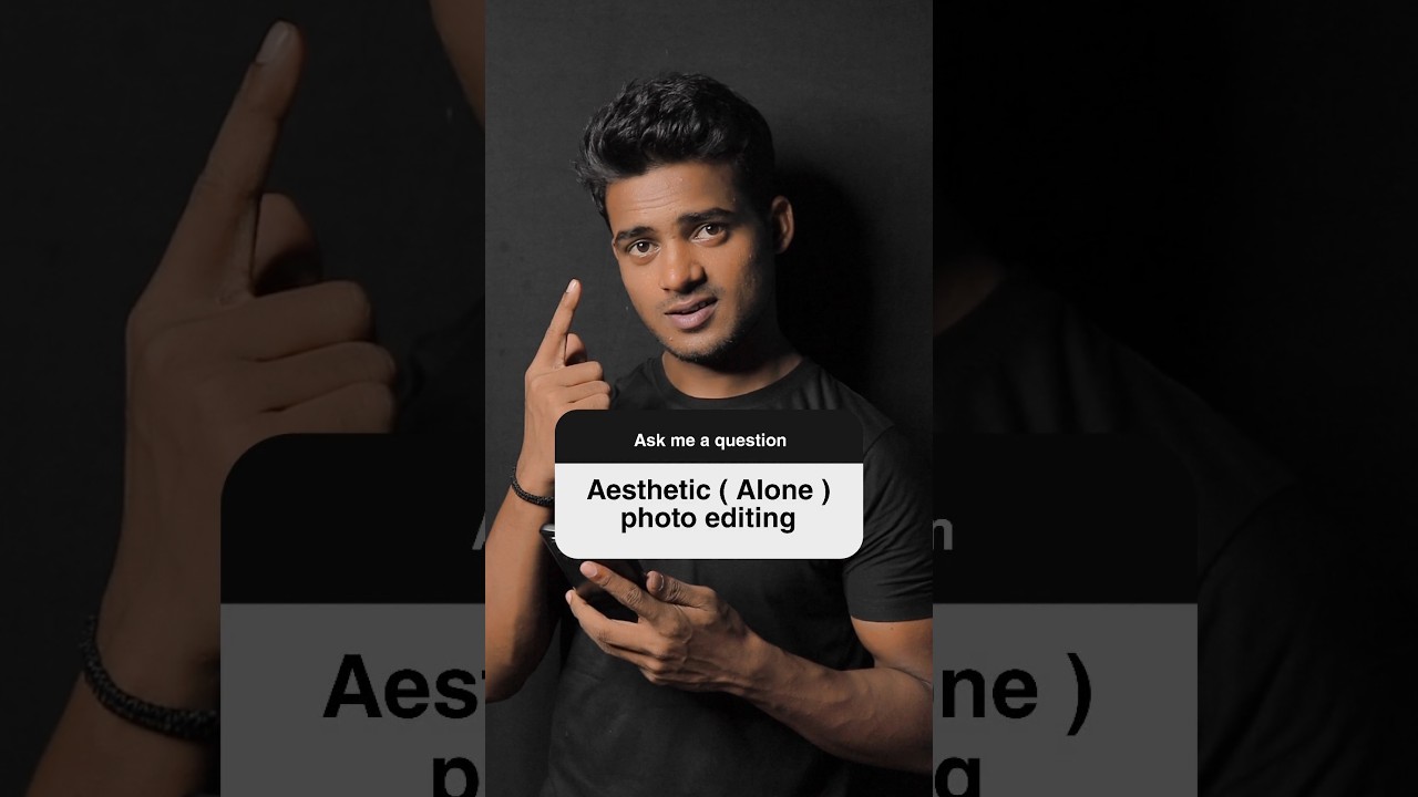 Aesthetic alone photo editing tutorial ❤️&zwj;🩹💯 || PicsArt photo editing #shorts #artistrajk