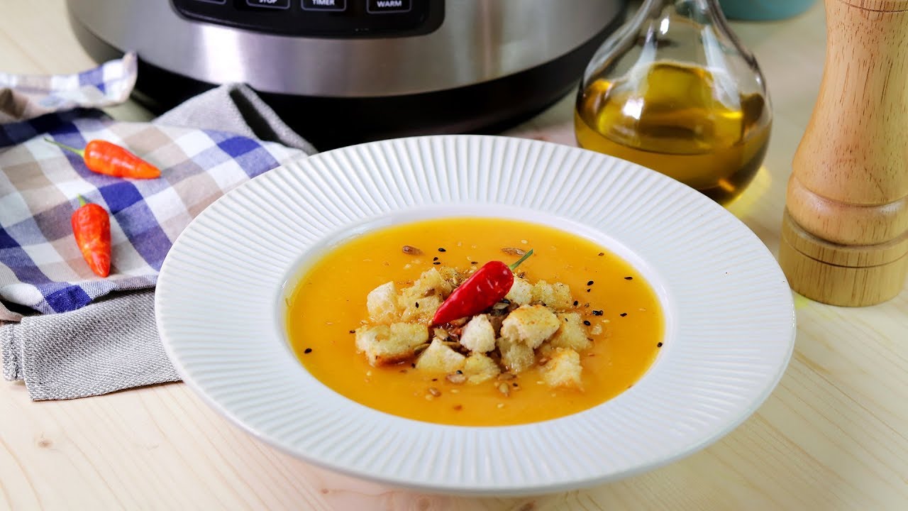 SUPA CREMĂ DE LEGUME  și un review complet la Crock Pot Express Multi-Cooker cu gătire sub presiune