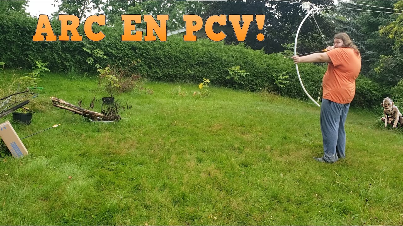 Tutoriel: Fabrication d'un arc avec un tuyau de PVC !!! Beau, bon, pas cher !