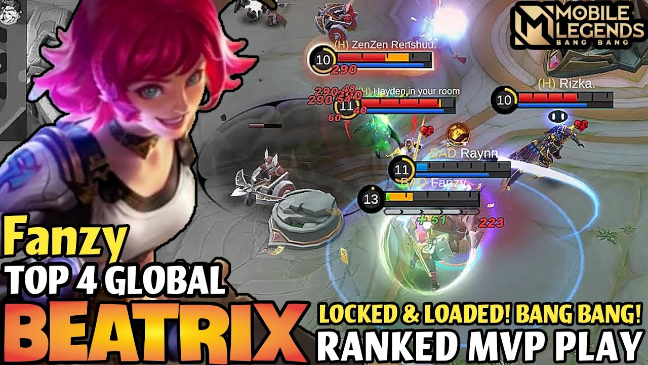 Locked & Loaded! Bang Bang! - Top 4 Global Beatrix By Fanzy - Mobile Legends S21