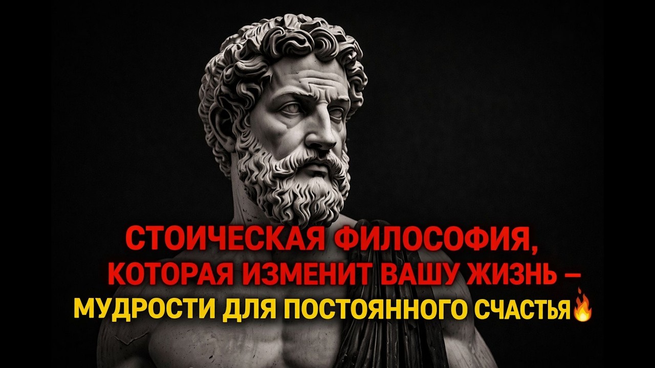 СТОИЧЕСКАЯ ФИЛОСОФИЯ, КОТОРАЯ ИЗМЕНИТ ВАШУ ЖИЗНЬ - МУДРОСТИ ДЛЯ ПОСТОЯННОГО СЧАСТЬЯ 🔥