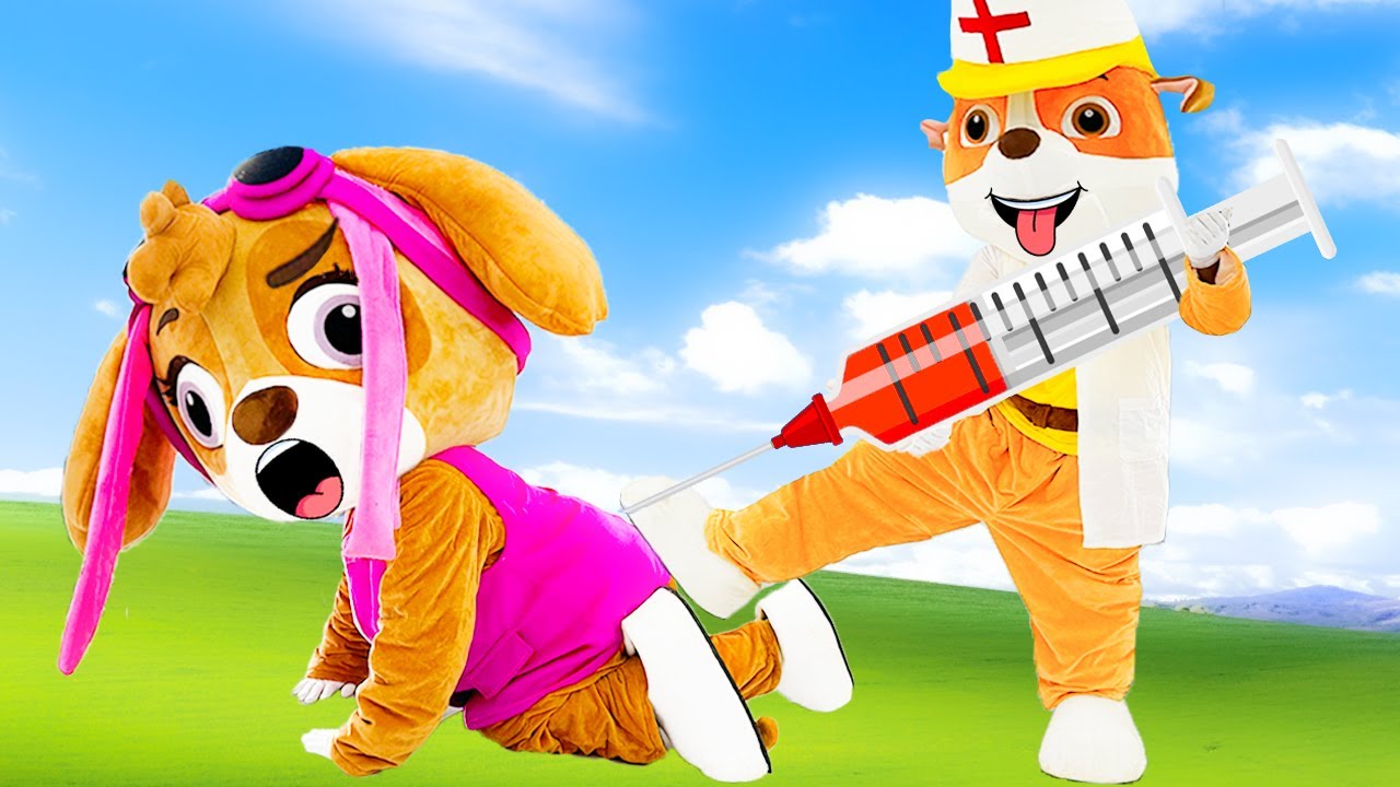 SKYE Has Problem, Help Her ! | Paw Patrol Funny Action In Real Life