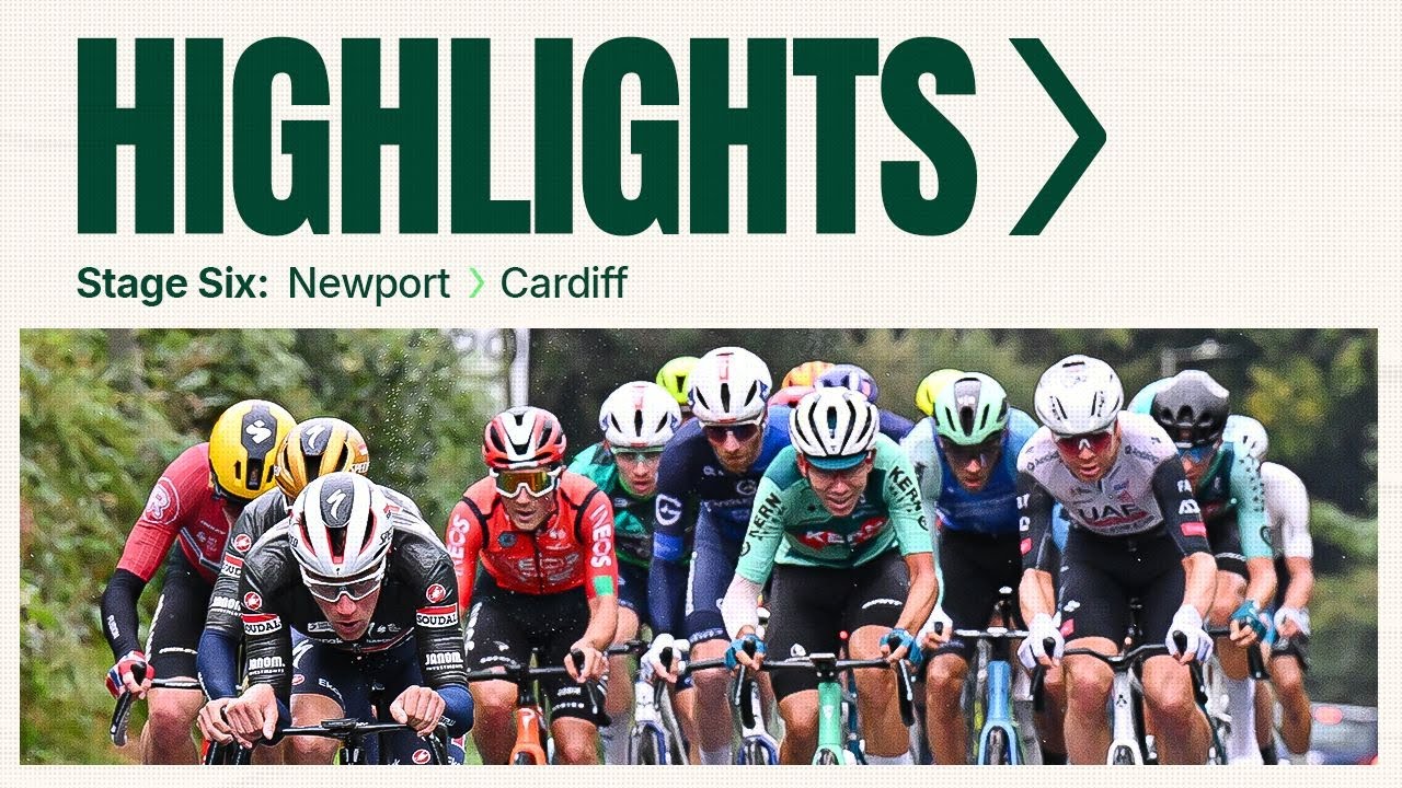 Epic Cardiff Day! 2025 Lloyds Tour of Britain Men Stage 6 Highlights